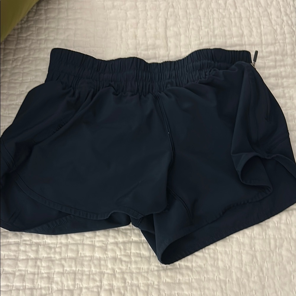 Lululemon Athletica Blue Athletic Shorts Lightweight Elastic Waist